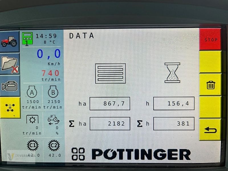 Schwader типа Pöttinger Top 1252 C S-Line, Gebrauchtmaschine в Mettendorf (Фотография 14)