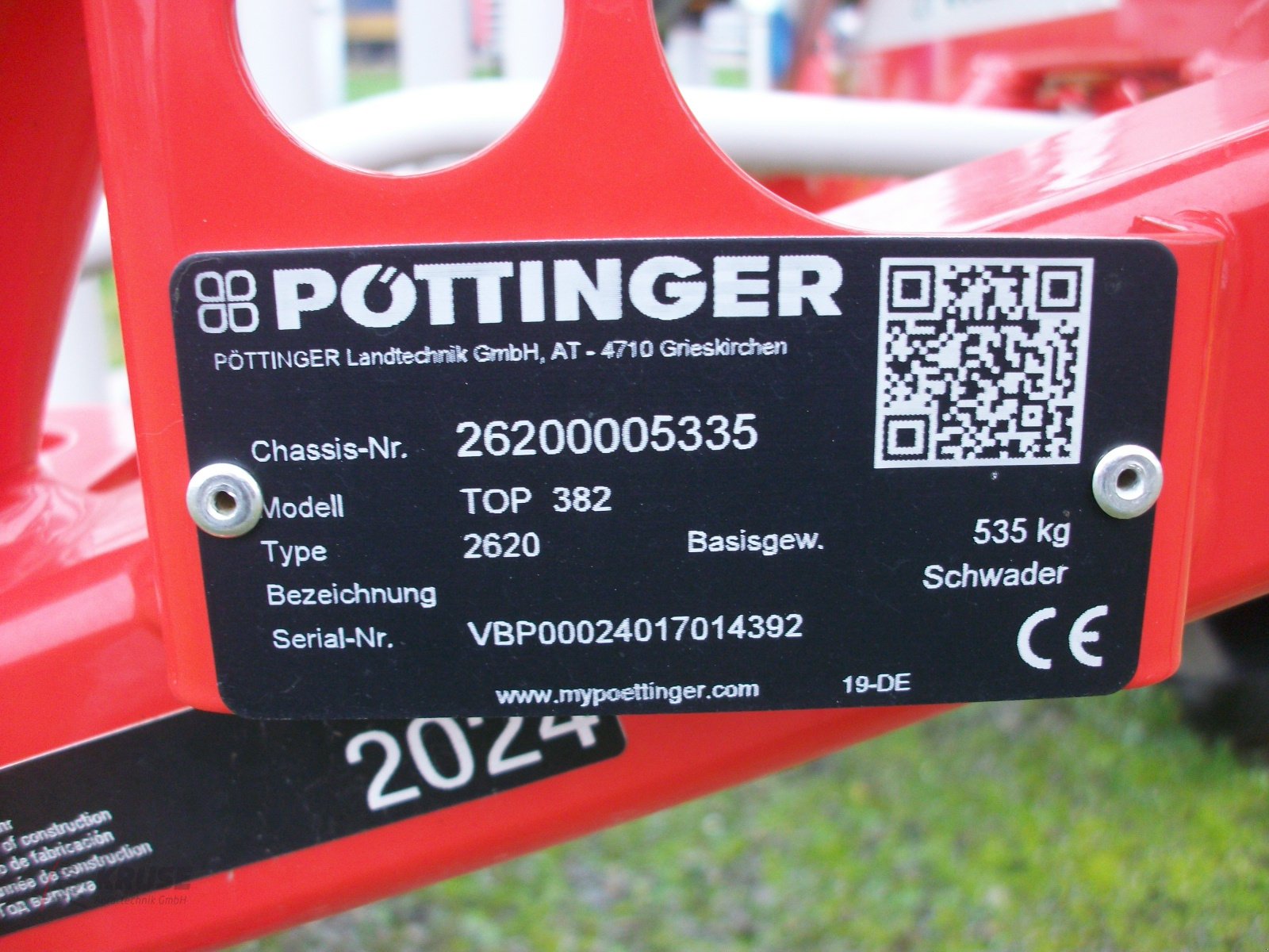 Schwader от тип Pöttinger TOP 382, Neumaschine в Fürstenau (Снимка 6)