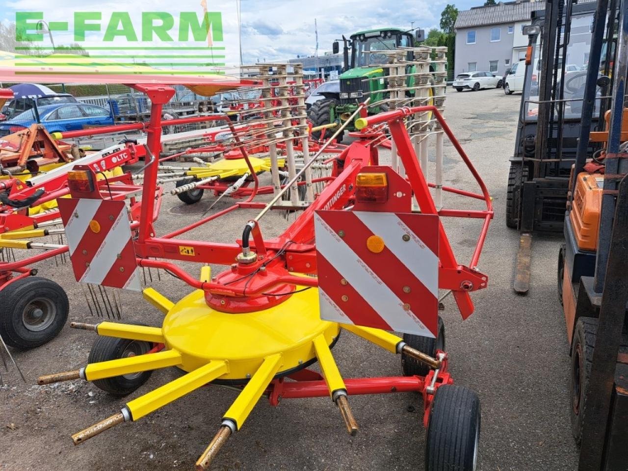 Schwader del tipo Pöttinger TOP 421 N, Gebrauchtmaschine en REDLHAM (Imagen 5)