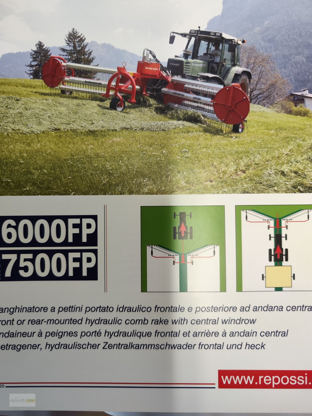 Schwader typu Repossi 6000 FP, Neumaschine w Jucken (Zdjęcie 2)