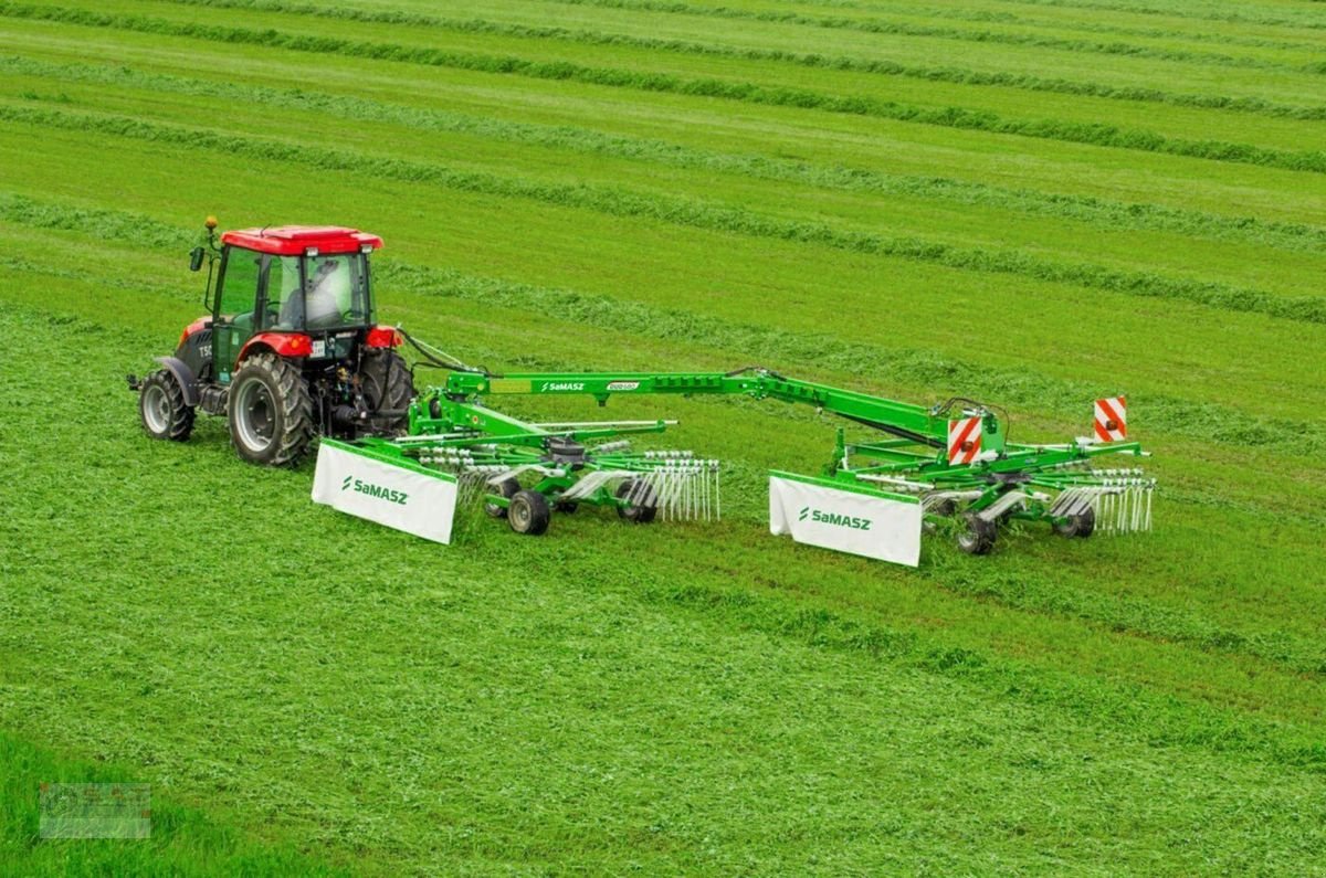 Schwader van het type SaMASZ Doppelschwader DUO 680-NEU, Neumaschine in Eberschwang (Foto 10)