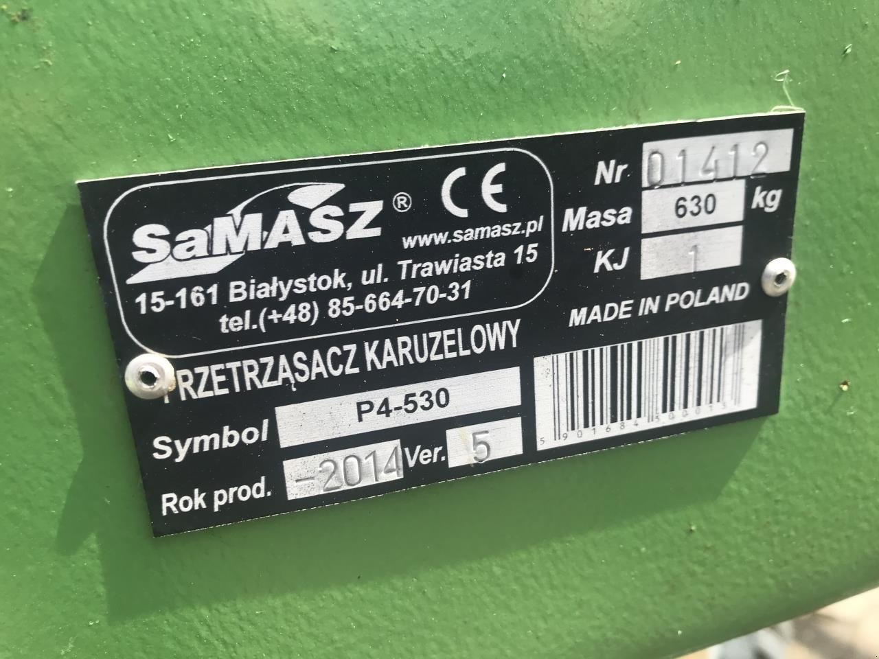 Schwader от тип SaMASZ P4-530 VENDER, Gebrauchtmaschine в Viborg (Снимка 5)