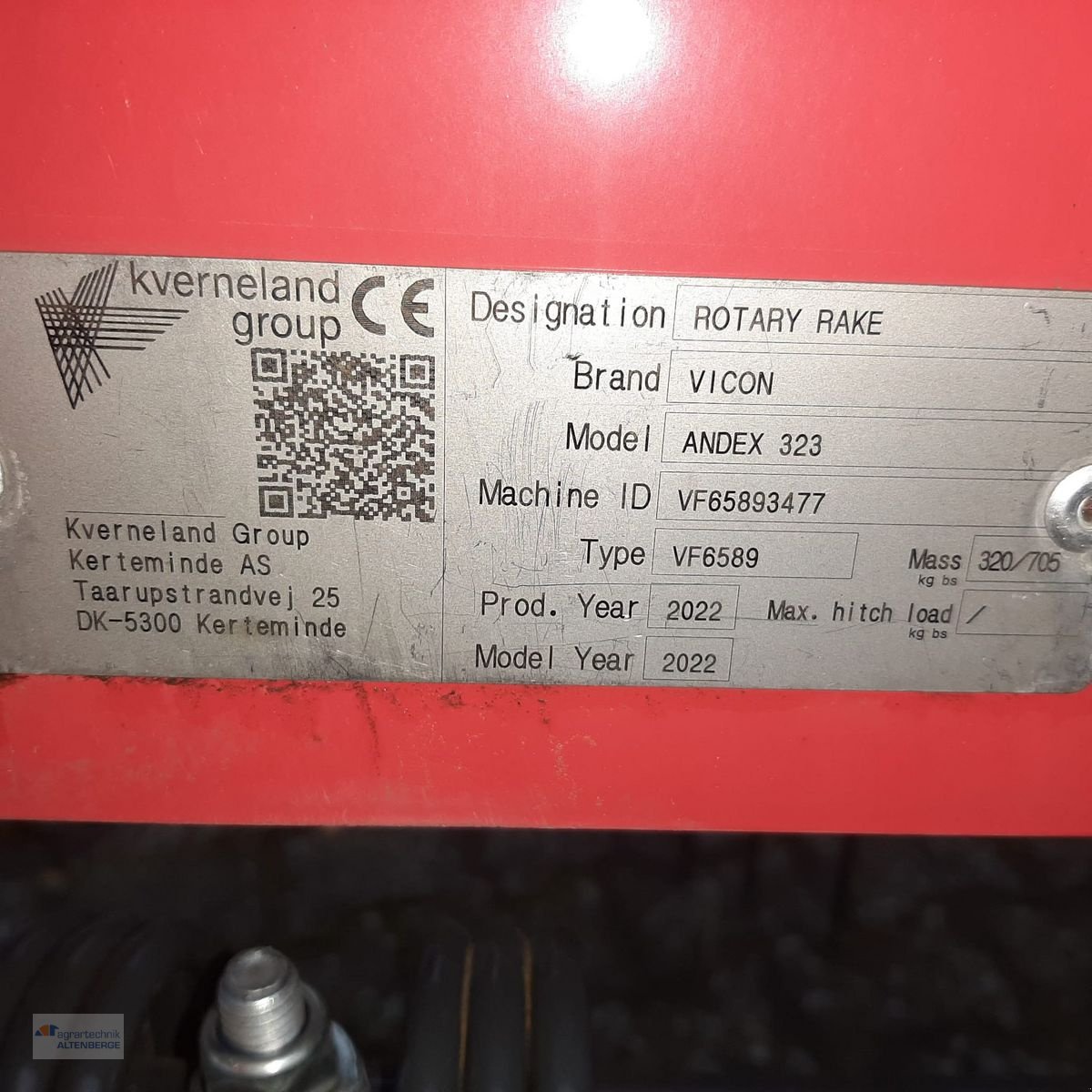 Schwader tip Vicon Andex 323 CompactLine, Neumaschine in Altenberge (Poză 8)