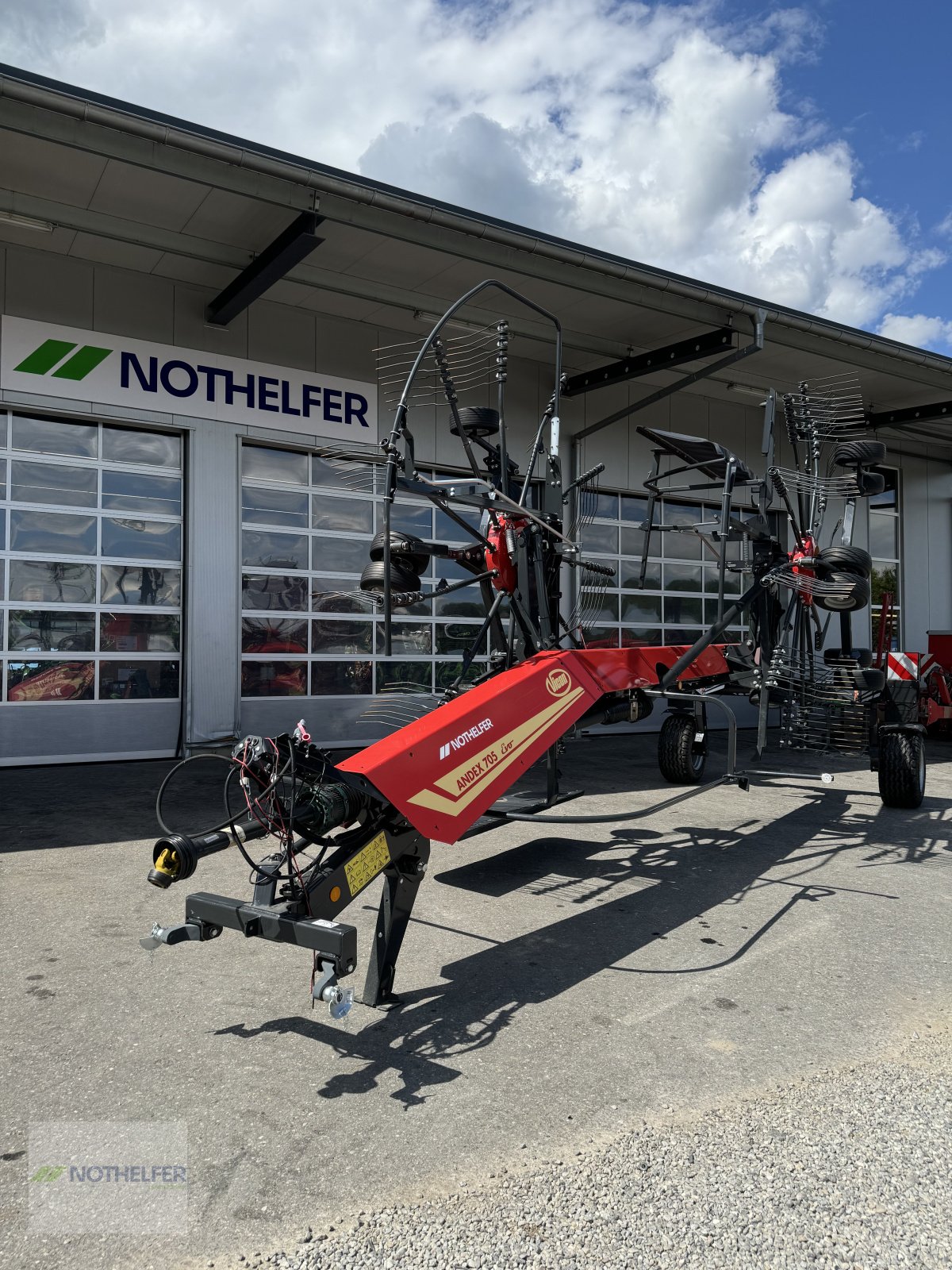 Schwader van het type Vicon Vorführschwader Andex 705 Evo, Neumaschine in Pforzen (Foto 2)