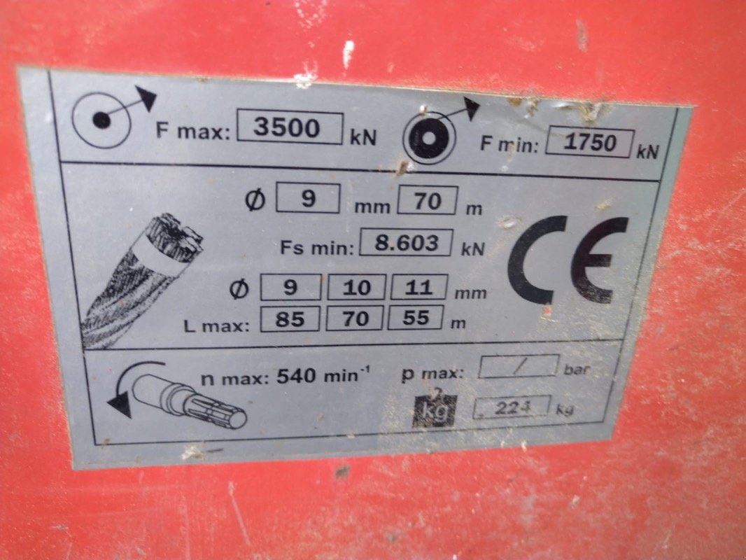 Seilwinde van het type Forst-Master 3,5 to, Gebrauchtmaschine in Liebenwalde (Foto 9)