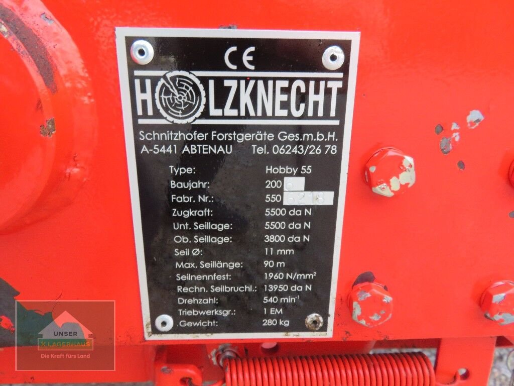 Seilwinde typu Holzknecht Hobby 55, Gebrauchtmaschine v Hofkirchen (Obrázok 10)