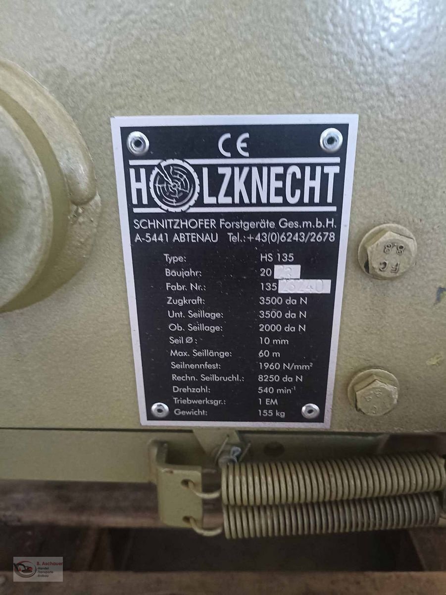 Seilwinde Türe ait Holzknecht HS 135, Gebrauchtmaschine içinde Dimbach (resim 2)