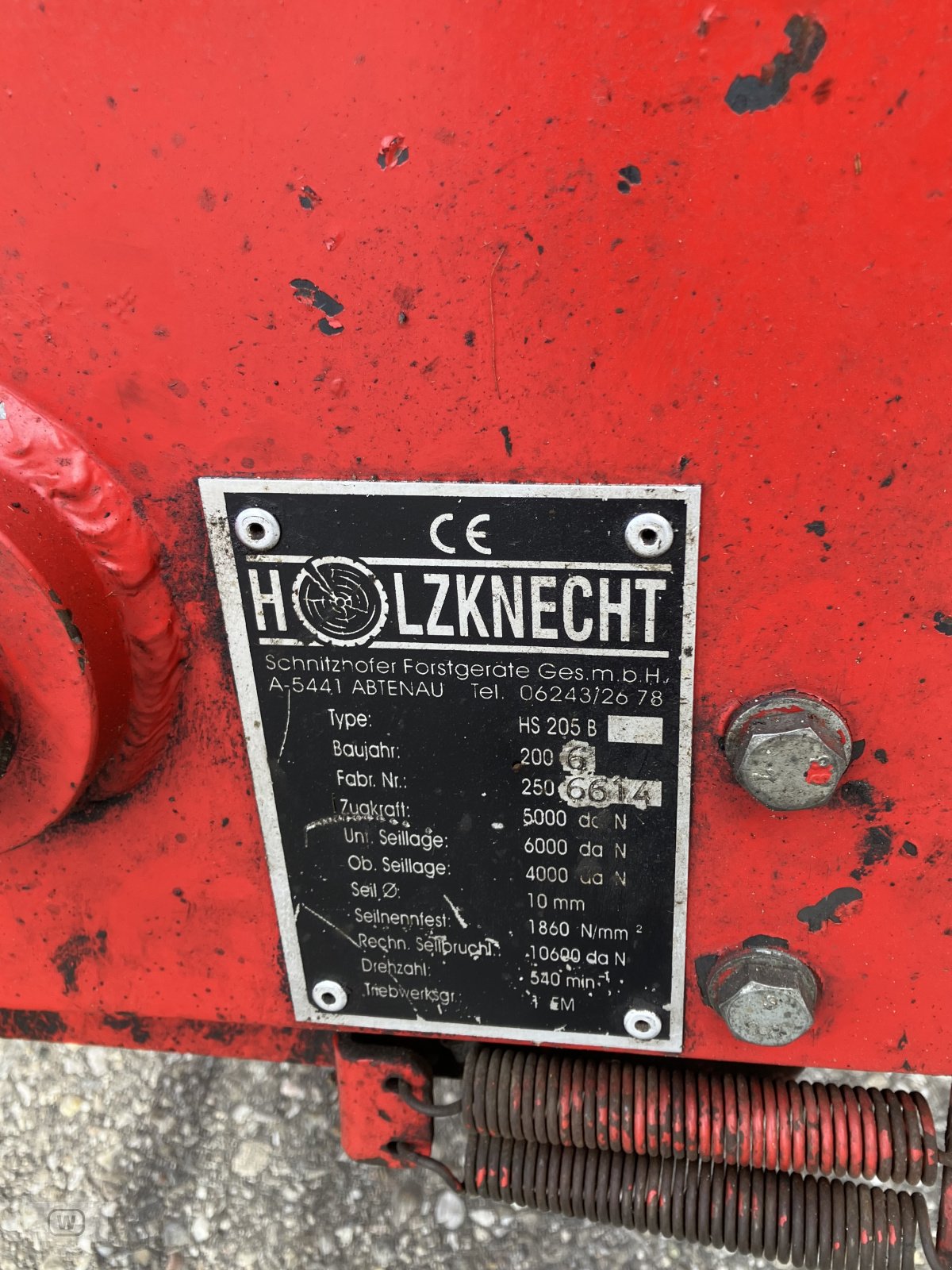 Seilwinde του τύπου Holzknecht HS 205 B, Gebrauchtmaschine σε Zell an der Pram (Φωτογραφία 12)