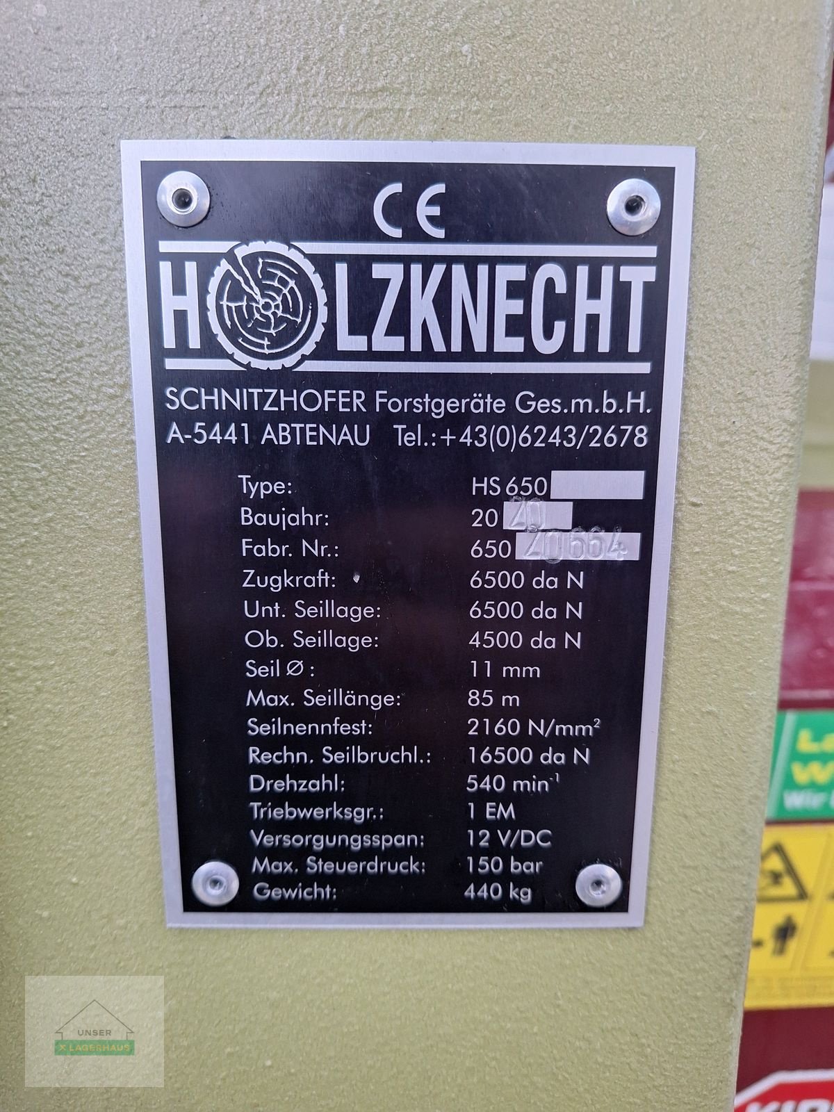 Seilwinde za tip Holzknecht HS 650, Gebrauchtmaschine u Hartberg (Slika 9)