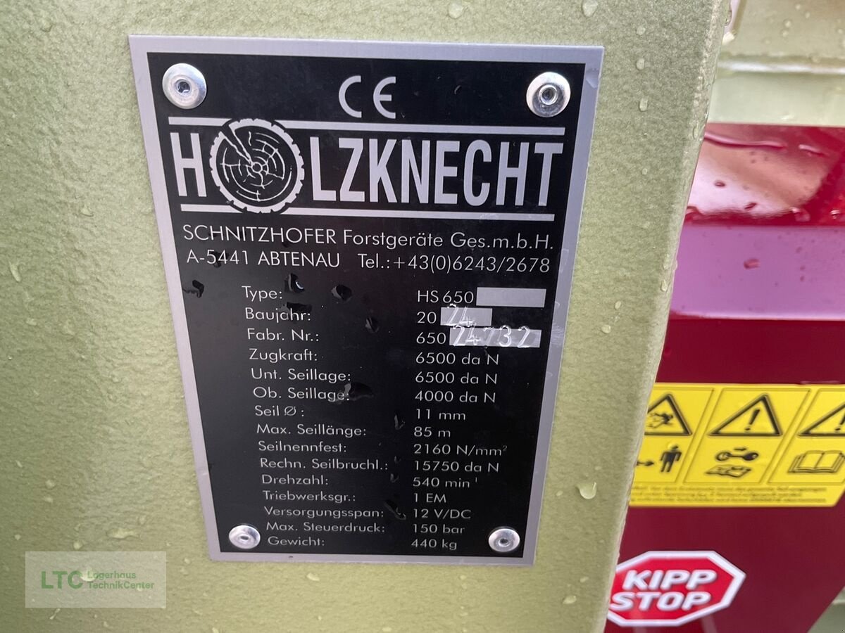 Seilwinde tip Holzknecht HS 650, Neumaschine in Kalsdorf (Poză 8)