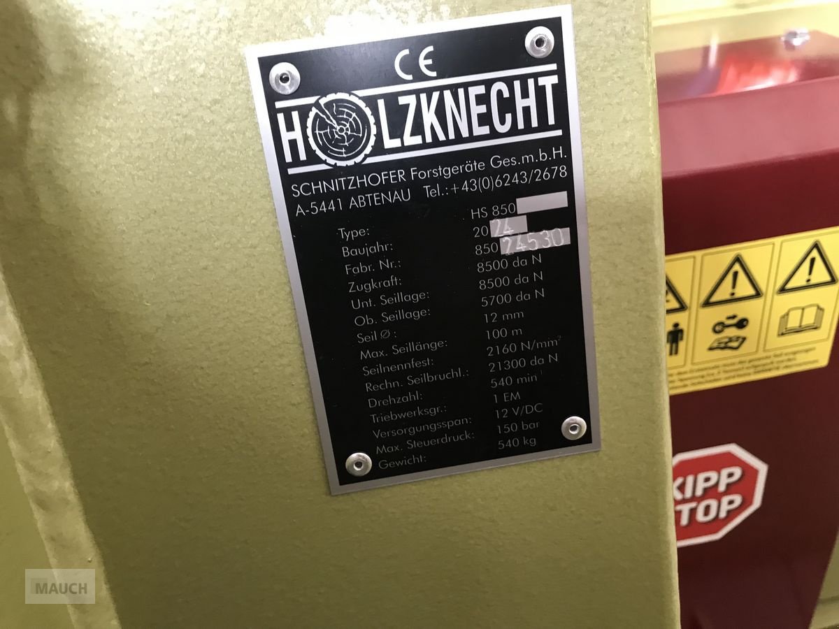 Seilwinde tip Holzknecht HS 850, Neumaschine in Burgkirchen (Poză 8)