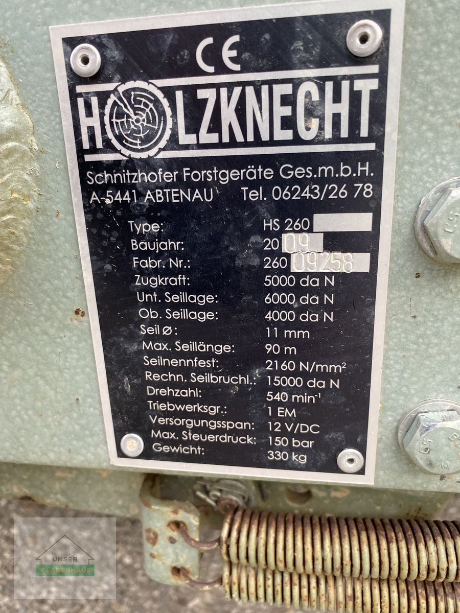 Seilwinde za tip Holzknecht Seilwinde HS 260, Gebrauchtmaschine u Wartberg (Slika 3)