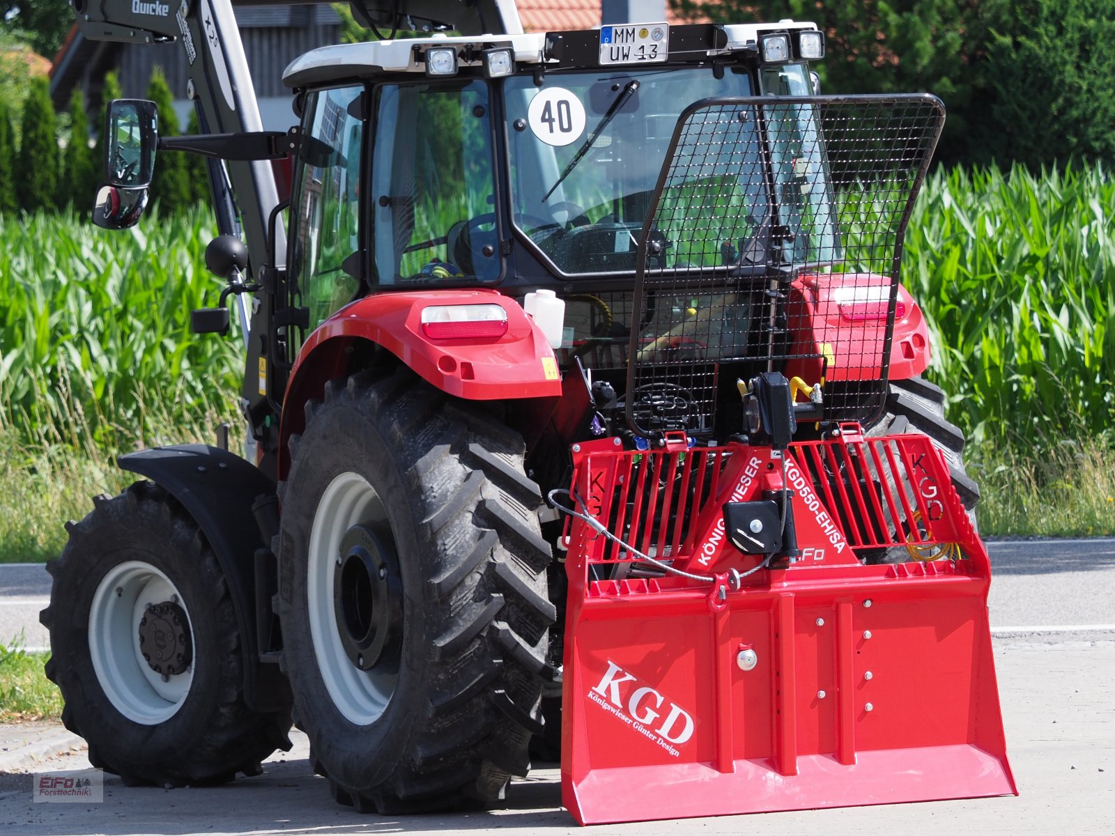 Seilwinde del tipo Königswieser KGD 55 SA, Neumaschine en Bad Grönenbach (Imagen 1)