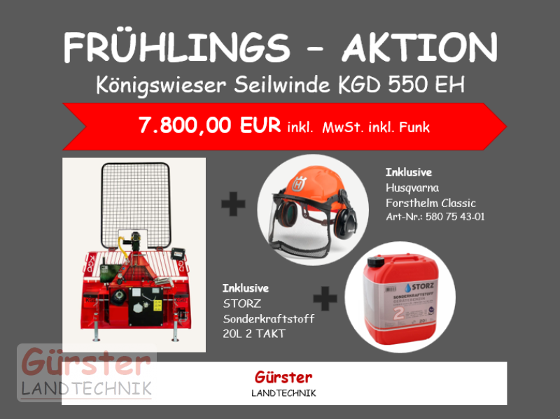 Seilwinde tipa Königswieser KGD 550 EH, Neumaschine u Mitterfels (Slika 1)