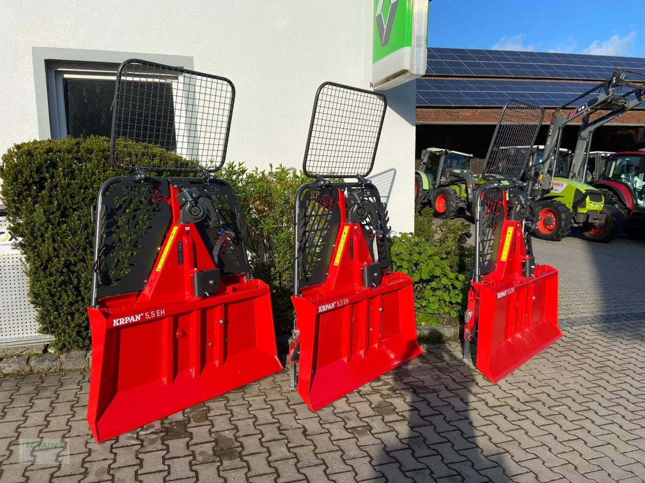 Seilwinde del tipo Krpan Funk Seilwinde 5,5EH mit Breitschild 1,70m u. hydraulischem Seilausstoß, Neumaschine en Geiselhöring (Imagen 3)