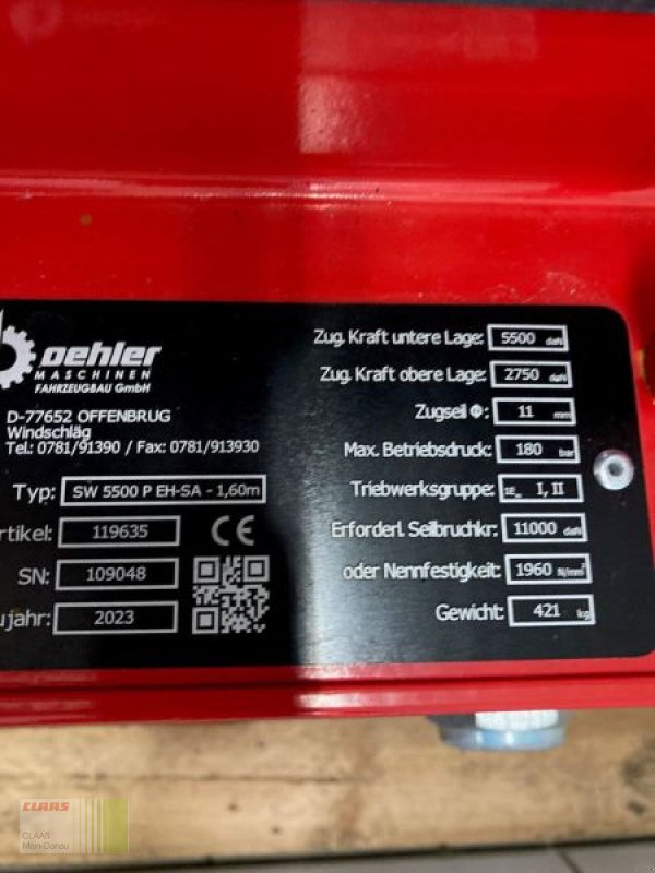 Seilwinde typu Oehler OL SW 5500 EH-SA PREMIUM, Neumaschine v Allershausen (Obrázok 2)