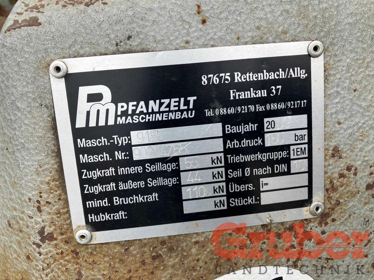 Seilwinde tipa Pfanzelt 9155 S-Line, Gebrauchtmaschine u Ampfing (Slika 5)