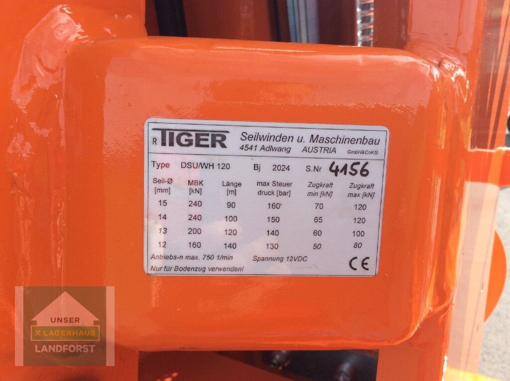 Seilwinde του τύπου Tiger DSU 120, Neumaschine σε Kobenz bei Knittelfeld (Φωτογραφία 10)