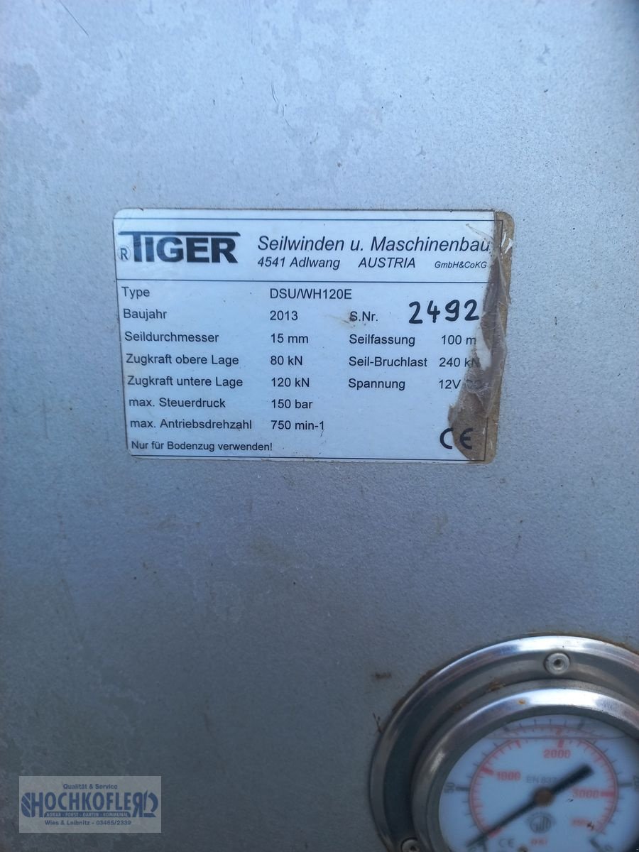 Seilwinde del tipo Tiger DSU WH 120E, Gebrauchtmaschine In Wies (Immagine 4)