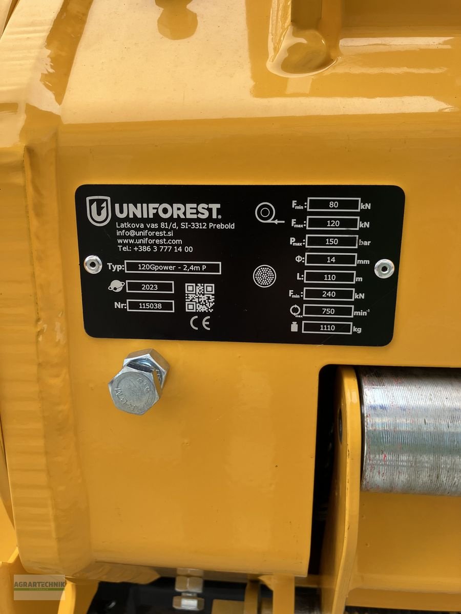 Seilwinde tip Uniforest 120GHPOWER-STOP, Neumaschine in Pettenbach (Poză 5)