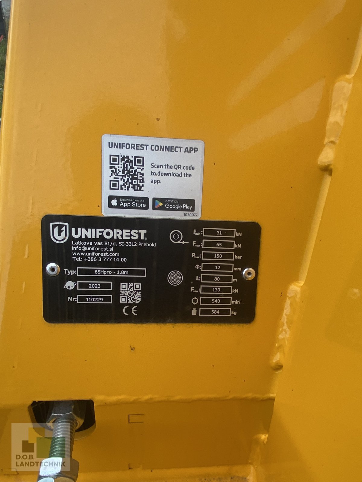 Seilwinde del tipo Uniforest 65 H Pro, Neumaschine en Lauterhofen (Imagen 4)