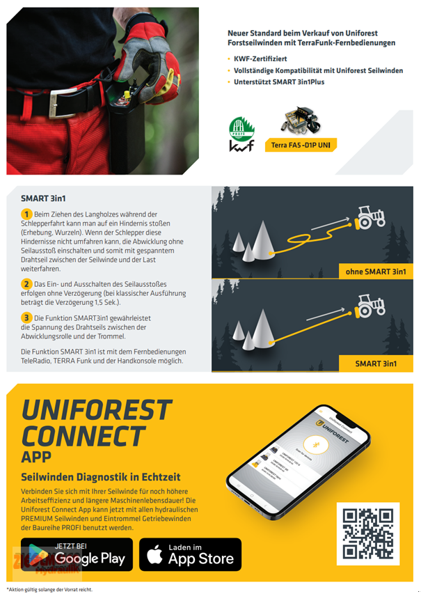 Seilwinde typu Uniforest Forstseilwinden, Neumaschine v Rottenburg a.d. Laaber (Obrázek 2)