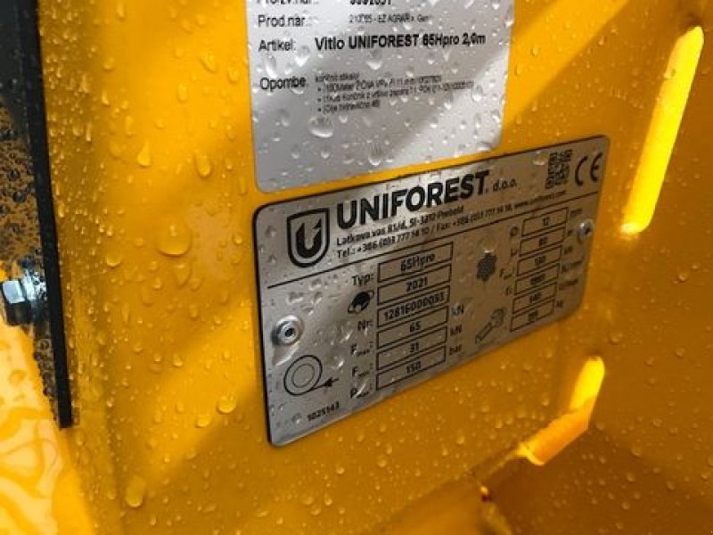 Seilwinde tip Uniforest Seilwinde 65Hpro-B-Stop 2,0m mit Funk, AKTION, Neumaschine in Tamsweg (Poză 12)