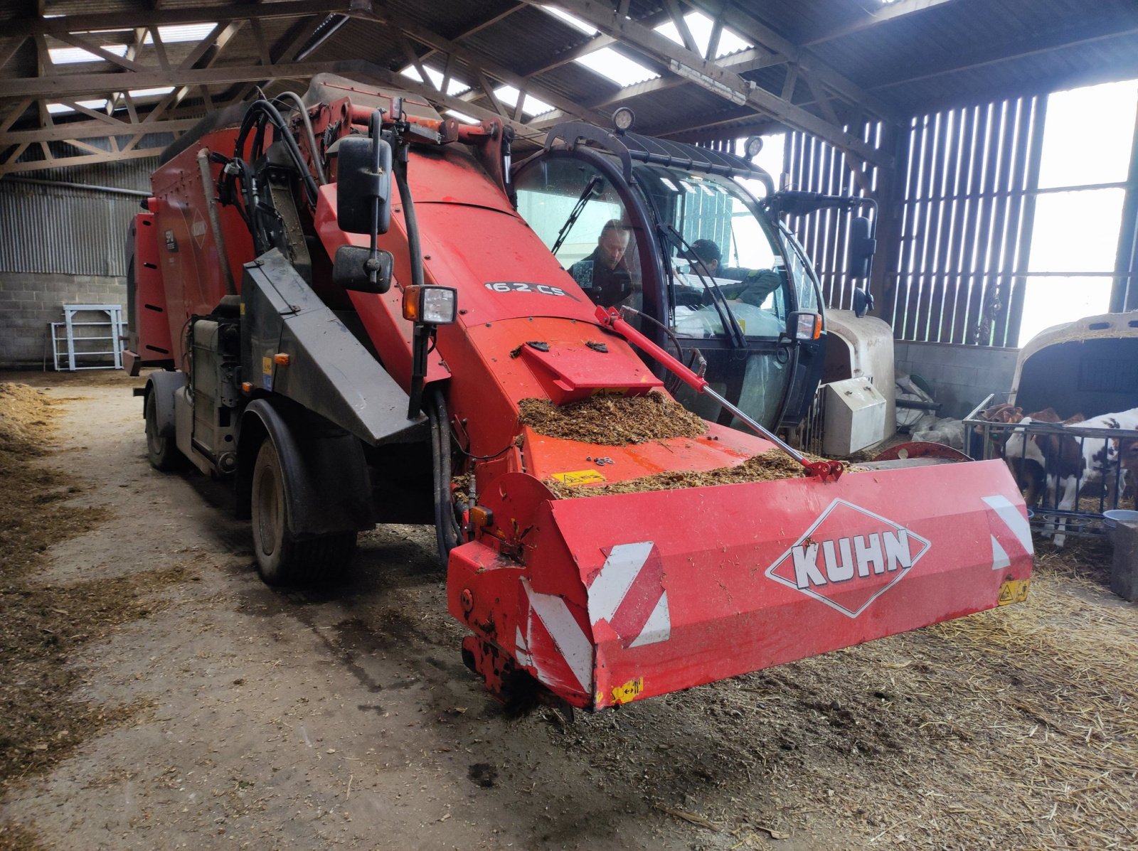 Selbstfahrer Futtermischwagen van het type Kuhn SPW16, Gebrauchtmaschine in Le Horps (Foto 1)