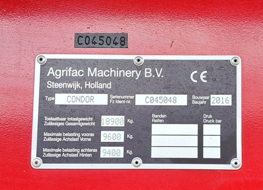 Selbstfahrspritze типа Agrifac Condor IV, Gebrauchtmaschine в Freiberg (Фотография 22)