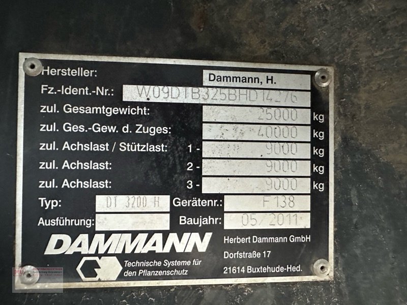 Selbstfahrspritze Türe ait Dammann Trac DT 3200 H, Gebrauchtmaschine içinde Neubrandenburg (resim 26)