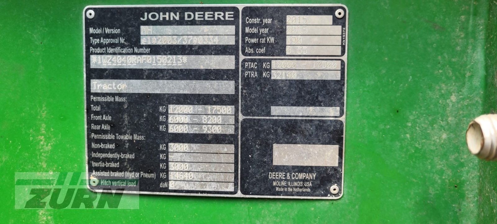 Selbstfahrspritze typu John Deere R4040i, Gebrauchtmaschine v Aalen-Attenhofen (Obrázok 16)