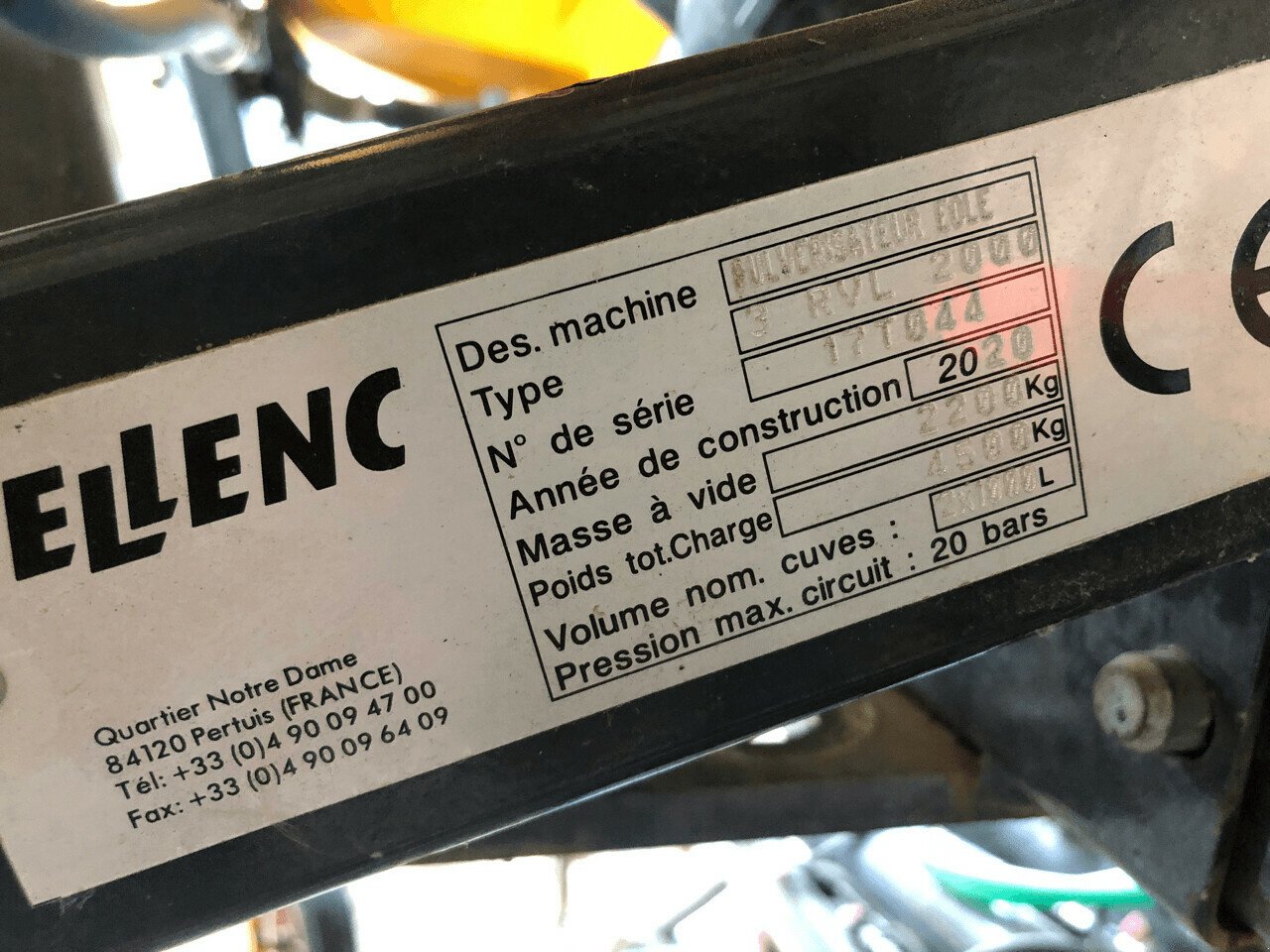 Selbstfahrspritze tip Pellenc FONCTION PULVERISATION EOLE, Gebrauchtmaschine in SAINT ANDIOL (Poză 5)