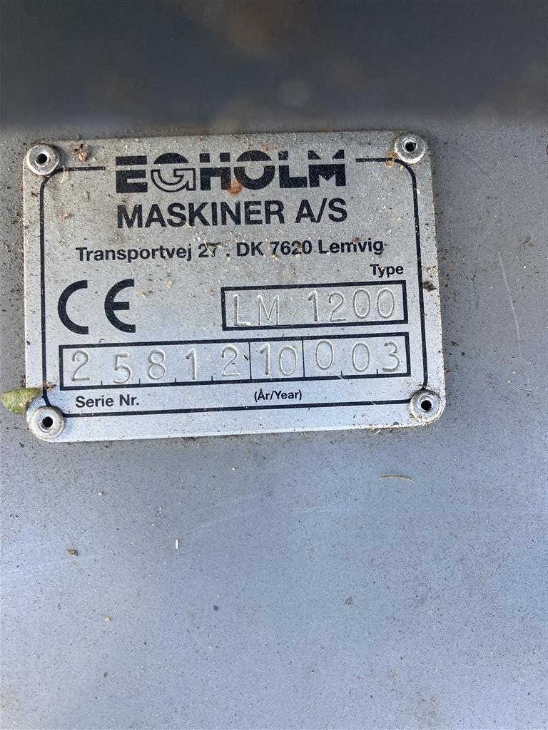 Sichelmäher tip Egholm Rotorklipper 120 cm, Gebrauchtmaschine in Roskilde (Poză 2)