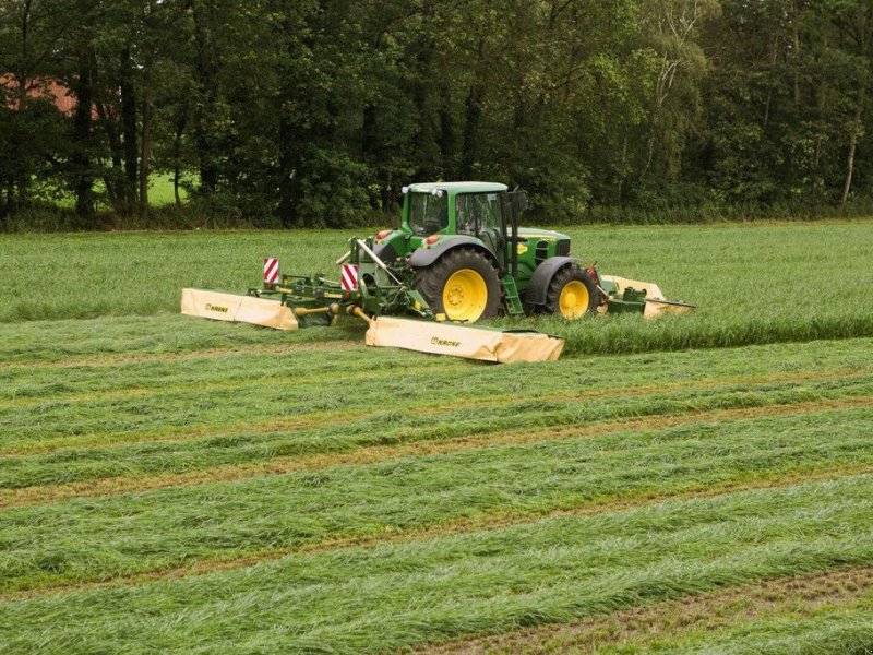 Sichelmäher van het type Krone Schijvenmaaiers, Neumaschine in Goudriaan (Foto 1)