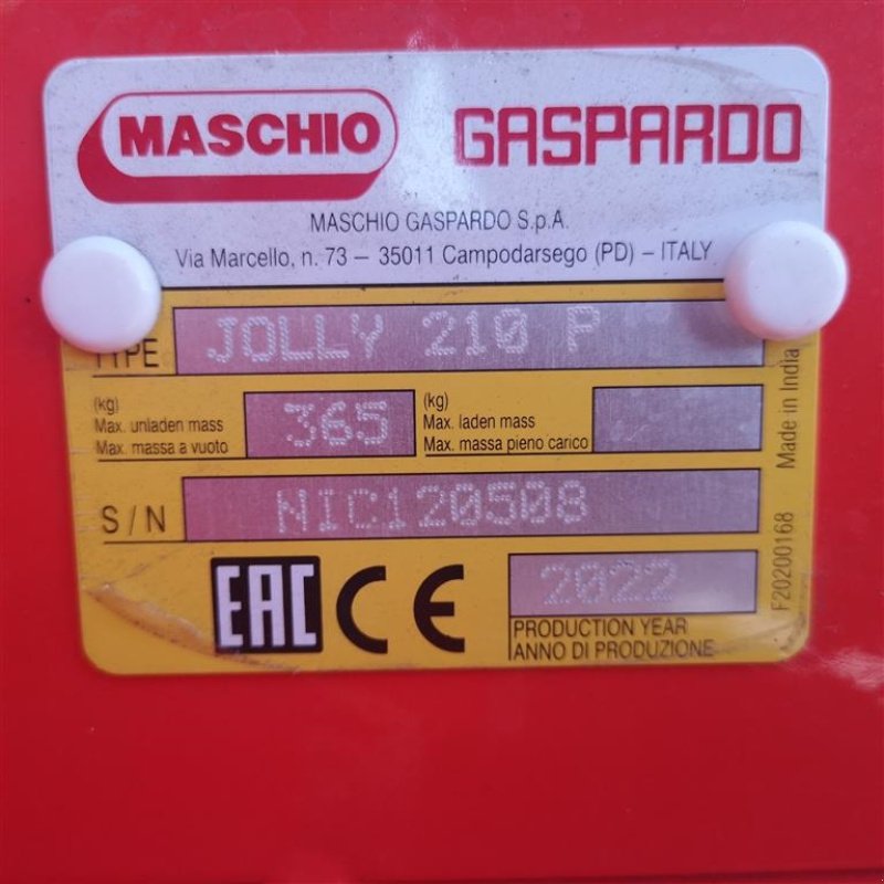 Sichelmäher del tipo Maschio Jolly 210, Gebrauchtmaschine en Glamsbjerg (Imagen 4)