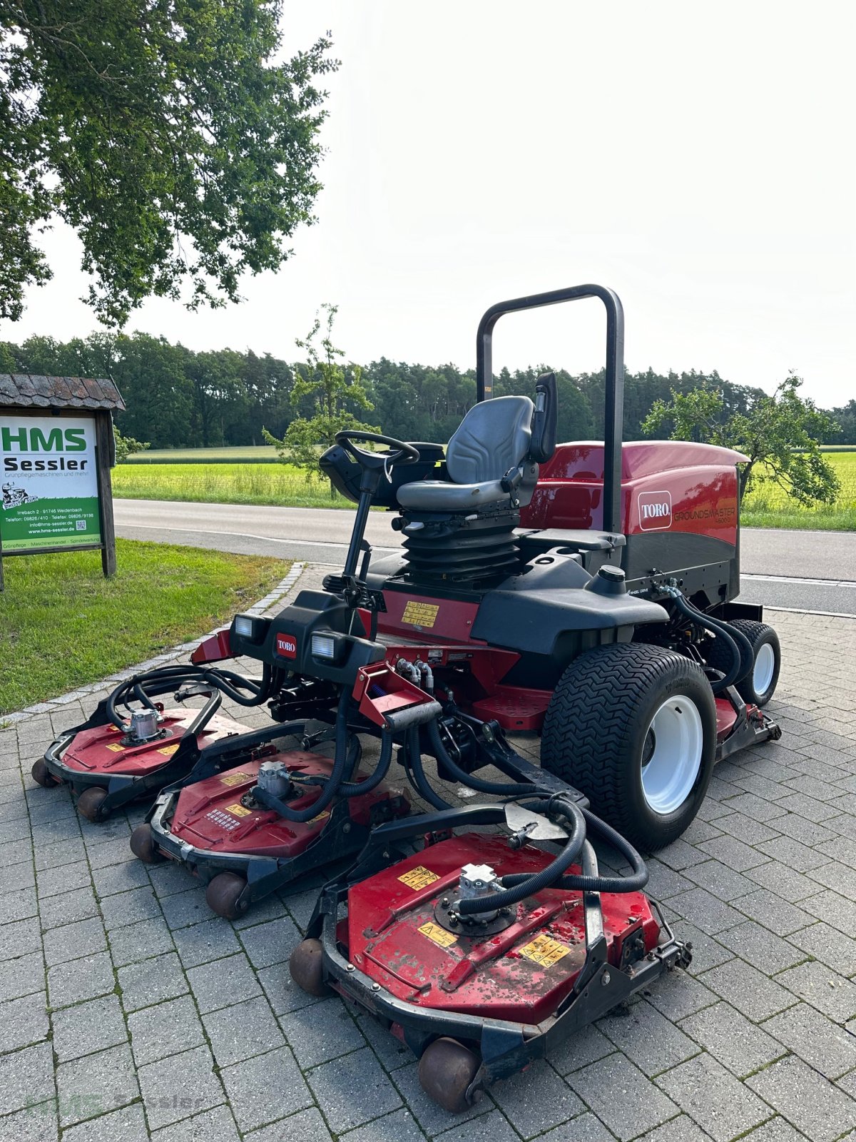 Sichelmäher Türe ait Toro Groundsmaster 4500 D, Gebrauchtmaschine içinde Weidenbach (resim 1)