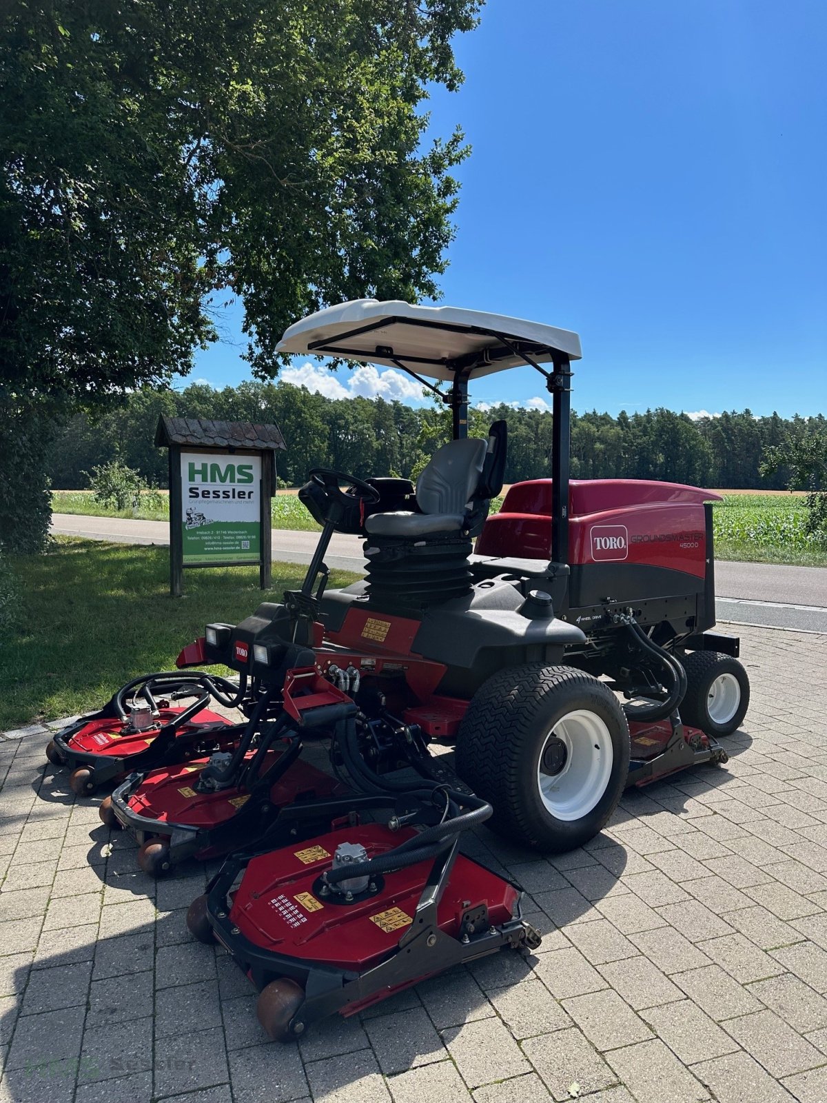 Sichelmäher of the type Toro Groundsmaster 4500 D, Gebrauchtmaschine in Weidenbach (Picture 1)