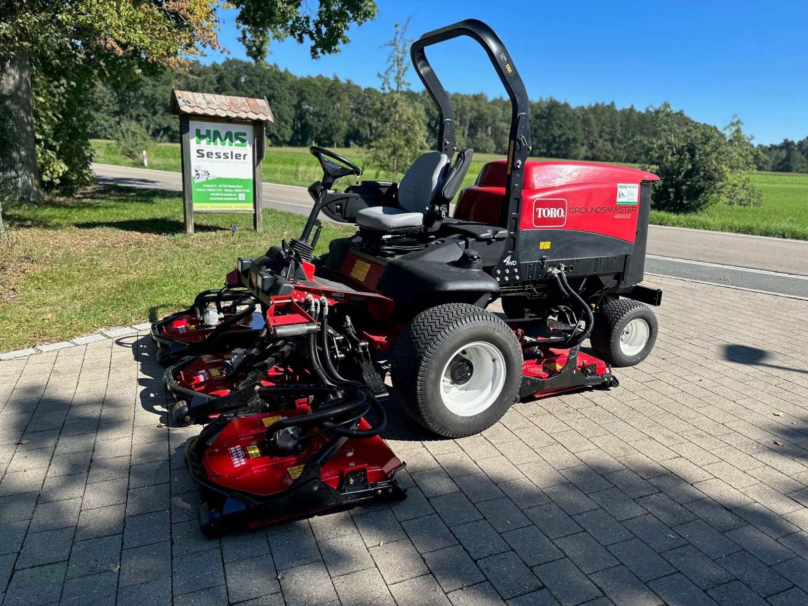 Sichelmäher des Typs Toro Groundsmaster 4500 D, Gebrauchtmaschine in Weidenbach (Bild 1)