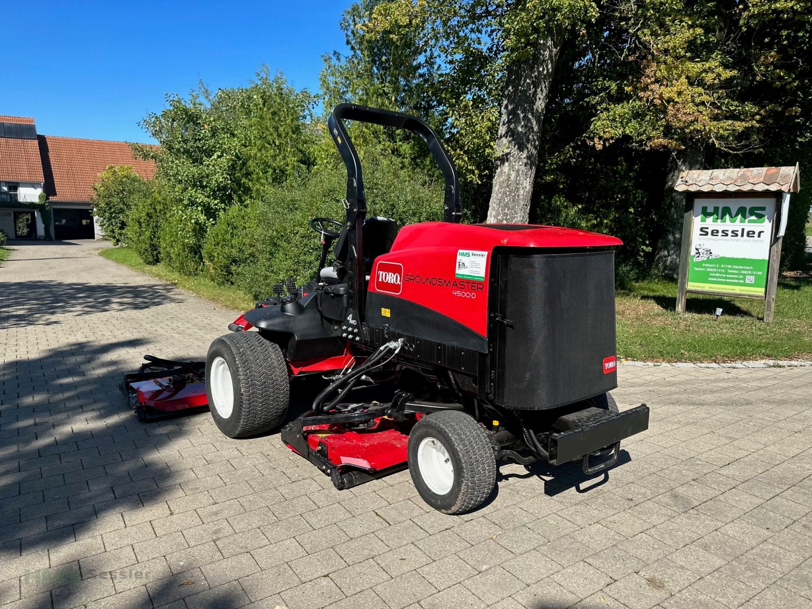 Sichelmäher van het type Toro Groundsmaster 4500 D, Gebrauchtmaschine in Weidenbach (Foto 3)