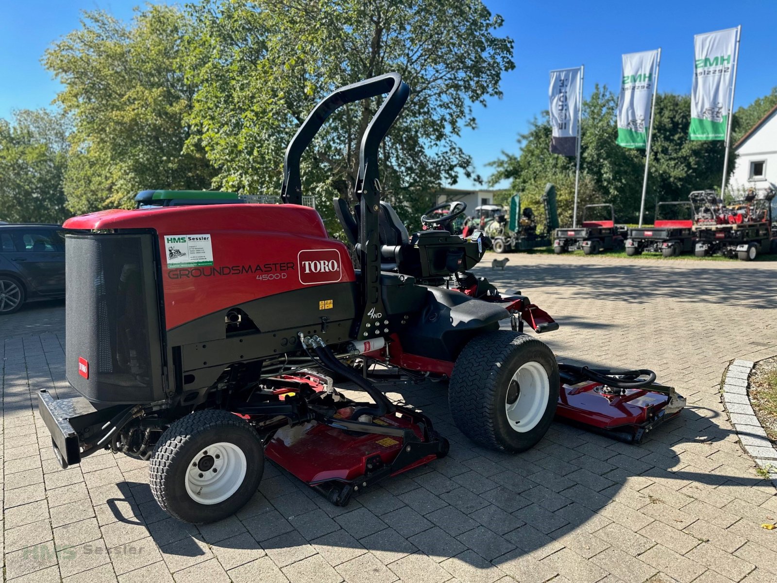 Sichelmäher van het type Toro Groundsmaster 4500 D, Gebrauchtmaschine in Weidenbach (Foto 4)