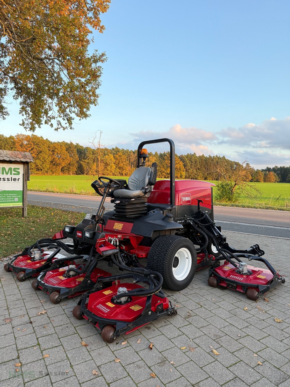 Sichelmäher Türe ait Toro Groundsmaster 4700, Gebrauchtmaschine içinde Weidenbach (resim 2)