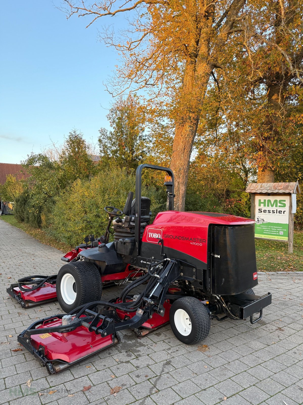 Sichelmäher Türe ait Toro Groundsmaster 4700, Gebrauchtmaschine içinde Weidenbach (resim 7)