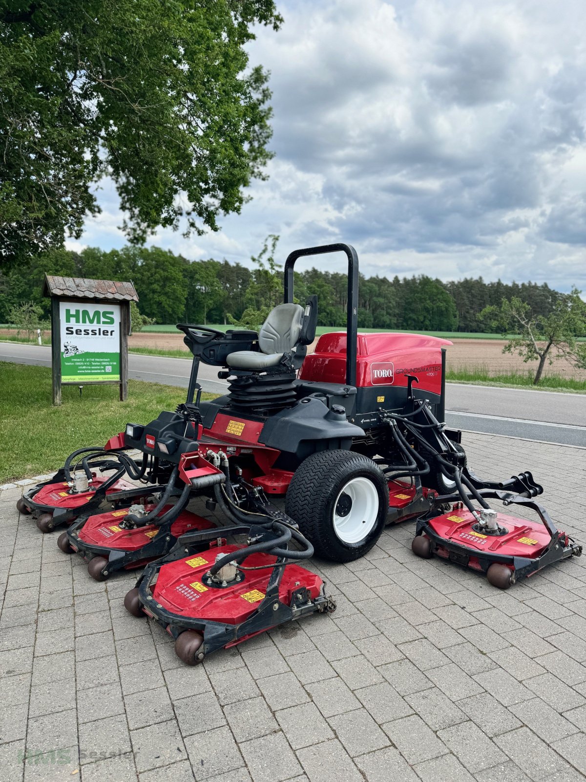 Sichelmäher Türe ait Toro Groundsmaster 4700D, Gebrauchtmaschine içinde Weidenbach (resim 1)