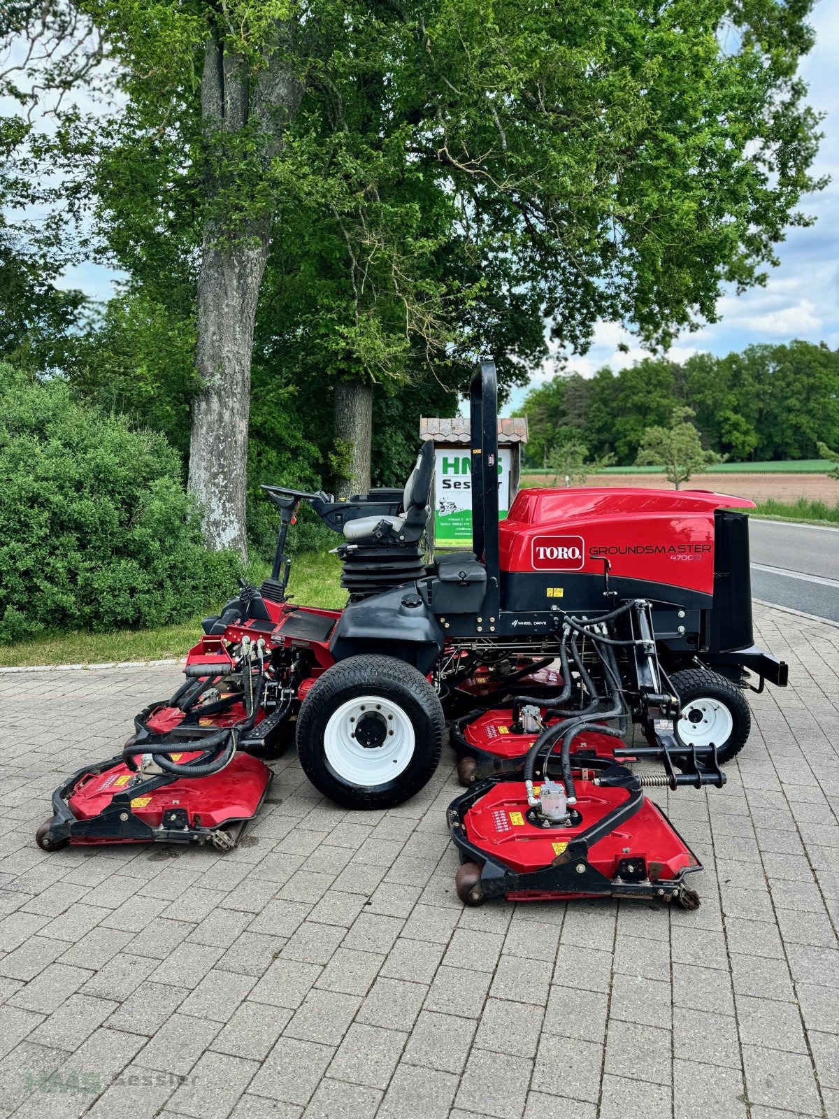 Sichelmäher Türe ait Toro Groundsmaster 4700D, Gebrauchtmaschine içinde Weidenbach (resim 2)