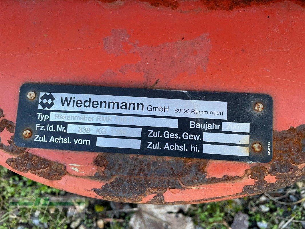 Sichelmäher des Typs Wiedenmann RM R130 H, Gebrauchtmaschine in Buchen (Bild 5)