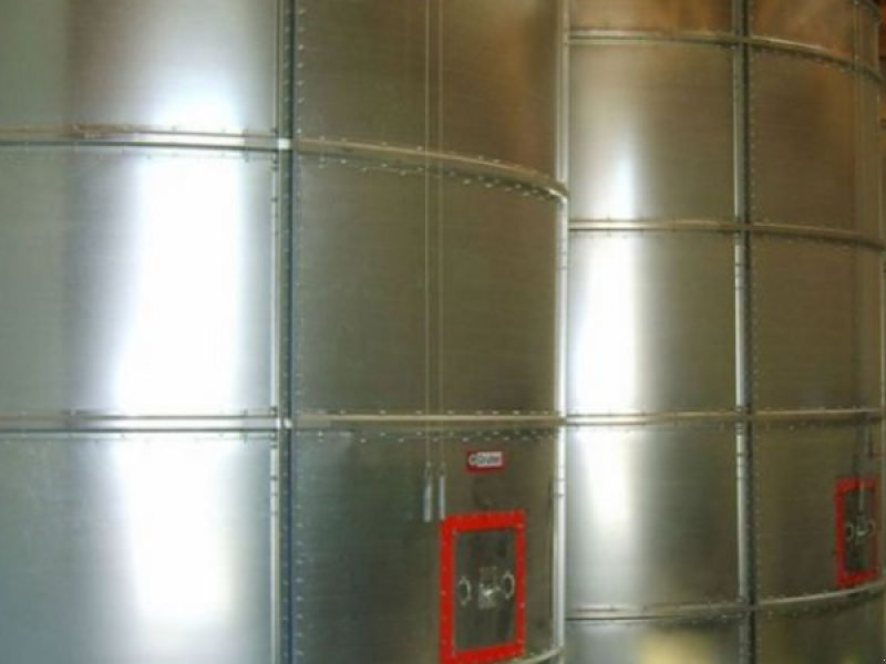 Silo Türe ait Gruber Maschinen GmbH Glattwandsilo, Rundsilo, Getreidesilo, Gebrauchtmaschine içinde Gaspoltshofen (resim 1)