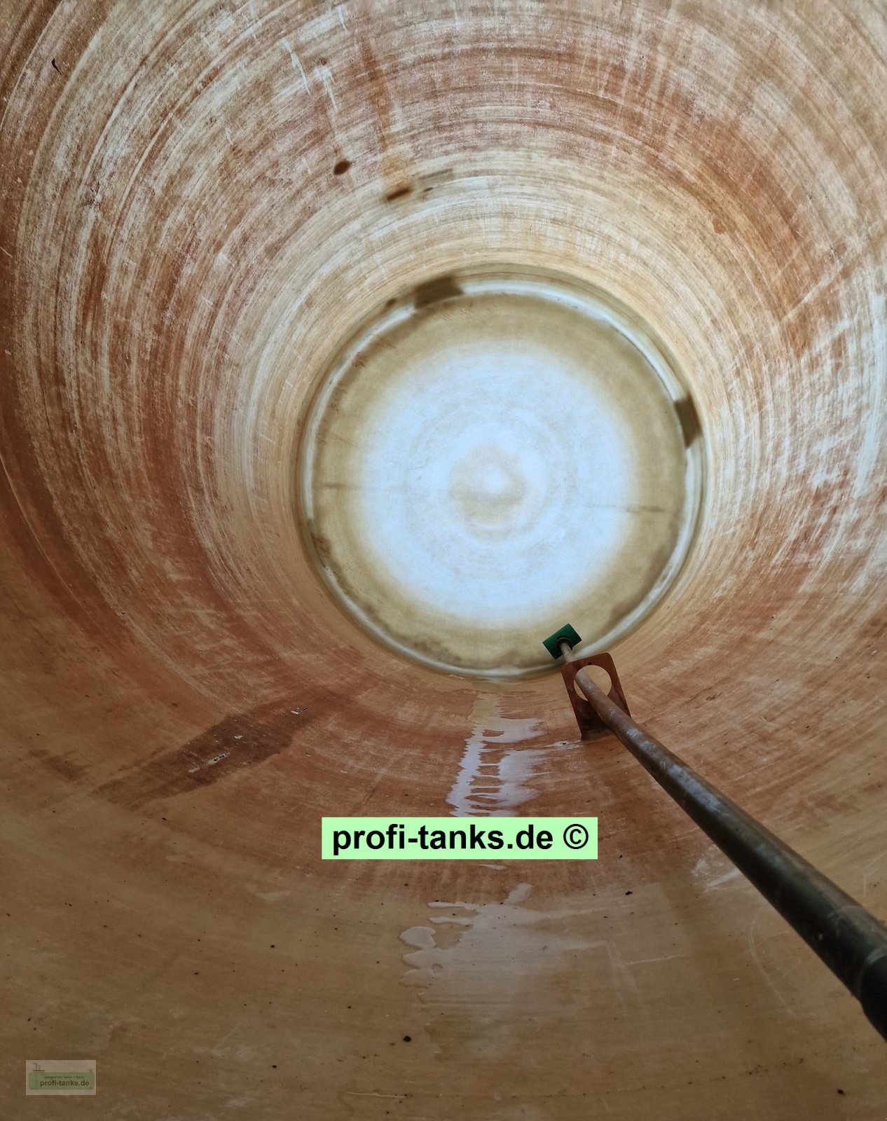 Silo του τύπου Reich Tank P217 gebrauchter 40.000 L Polyestertank GFK-Tank Wassertank Salzsole-Tank Lagertank, Gebrauchtmaschine σε Hillesheim (Φωτογραφία 4)