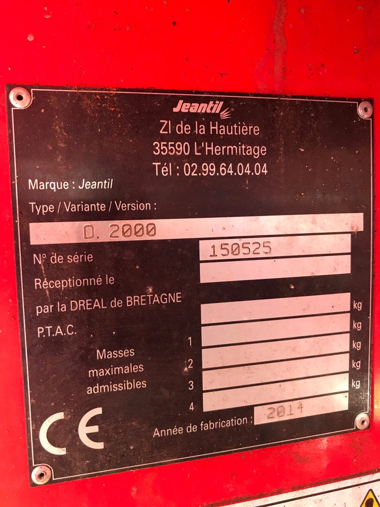 Siloentnahmegerät & Verteilgerät του τύπου Jeantil D2000, Gebrauchtmaschine σε VERT TOULON (Φωτογραφία 6)