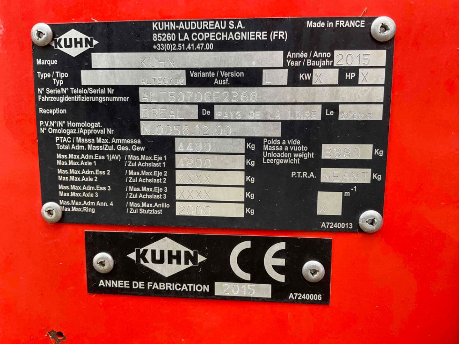 Siloentnahmegerät & Verteilgerät от тип Kuhn Désileuse pailleuse 5070 M GL Kuhn, Gebrauchtmaschine в SAINT CLAIR SUR ELLE (Снимка 8)