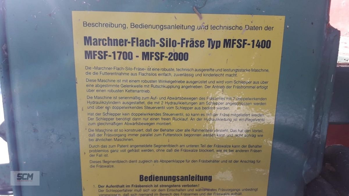 Siloentnahmegerät & Verteilgerät typu Marchner MFS 3000, Gebrauchtmaschine v St. Marein (Obrázek 5)